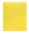 Office Depot® Brand Poly 2-Pocket Portfolio, Yellow 1 thumbnail image