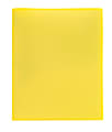 Office Depot® Brand Poly 2-Pocket Portfolio, Yellow