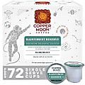 Copper Moon Single-Serve Coffee K-Cups, Organic Rainforest Reserve, 12 K-Cups Per Pack, Case Of 6 Packs