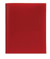 Office Depot® Brand Poly 2-Pocket Portfolio With Fasteners, Red 1 thumbnail image