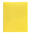 Office Depot® Brand Poly 2-Pocket Portfolio With Fasteners, Yellow 1 thumbnail image