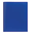 Office Depot® Brand Poly 2-Pocket Portfolio With Fasteners, Blue