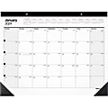 2024 Office Depot® Brand Monthly Desk Pad Calendar, 21-3/4" x 17", White, January To December 2024 , SP24D00 1 thumbnail image