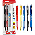 Pentel® Twist-Erase Express Automatic Pencils, #2 Lead, 0.7 mm, Refillable, Assorted Barrel Colors, Pack Of 2 Pencils
