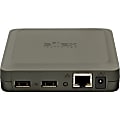 Silex USB Device Server, 2x USB 2.0, 10/100/1000 LAN, US Power Supply - 1 x Network (RJ-45) - 2 x USB - Gigabit Ethernet - Desktop