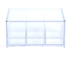 Mind Reader 6-Compartment Acrylic Tea Bag Storage Box, 3-1/2"H x 7-1/2"W x 6-3/4"D, Clear 1 thumbnail image