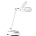 OttLite® LED Magnifier Desk Lamp, 14-3/4"H, White