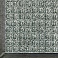 M+A Matting WaterHog Squares Classic Floor Mat, 4' x 6', Medium Gray