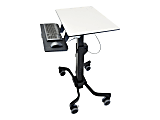 Ergotron® TeachWell® 31" Mobile Digital Workspace Workstation, 52-4/5"H x 31"W x 24-1/10"D, Graphite Gray 1 thumbnail image