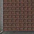 M+A Matting WaterHog Squares Classic Floor Mat, 4' x 6', Dark Brown 1 thumbnail image