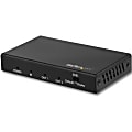 StarTech.com 2 Port HDMI Splitter - 4K 60Hz - 1x2 Way HDMI 2.0 Splitter - HDR - ST122HD202 - Displays the same image with sound on 2 screens 1 thumbnail image