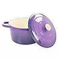 Crock-Pot Artisan 2-Piece Enameled Cast Iron Dutch Oven, 7 Quarts, Lavender