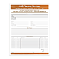 Custom Carbonless Business Forms, Create Your Own, Full Color, 8 1/2” x 11”, 2-Part, Box Of 250