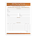 Custom Carbonless Business Forms, Create Your Own, Full Color, with Backside, 8 1/2” x 11”, 2-Part, Box Of 250 1 thumbnail image