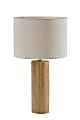 Adesso Brayden Table Lamp, 28”H, Off-White Shade/Natural Base 1 thumbnail image