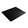Floortex® Desktex® Vinyl Rectangular Desk Pad, 19" x 24", Black