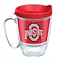 Tervis NCAA Legend Coffee Mug With Lid, 16 Oz, Ohio State Buckeyes