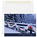 Custom Full-Color Holiday Cards With Envelopes, 7-7/8" x 5-5/8", Brilliant Bunting, Box Of 25 Cards 1 thumbnail image