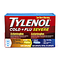 Tylenol Cold & Flu Severe Day & Night Caplets, Pack Of 72 1 thumbnail image