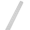 JAM Paper® Wrapping Paper, Glitter Dots, 25 Sq Ft, White & Silver 1 thumbnail image