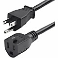 StarTech.com 10ft (3m) Power Extension Cord, NEMA 5-15P to NEMA 5-15R AC Power Cable, 10A 125V, 18AWG, UL Listed 1 thumbnail image