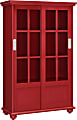 Ameriwood™ Home Aaron Lane 51"H 4-Shelf Bookcase, Red 1 thumbnail image