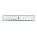 Acme Durable Plastic 6" Clear Ruler 1 thumbnail image