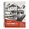 Brea Reese Sketch Paper Pad, 9" x 12", 80 Sheets, White 1 thumbnail image