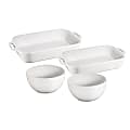 Staub 4-Piece Baking Dish Set, White 1 thumbnail image