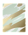 Divoga® Gold Struck 2-Pocket Folder, 8 1/2" x 11", Mint And Gold Design 1 thumbnail image