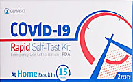 Genabio COVID-19 At Home Antigen Rapid Tests, Case Of 102 Kits