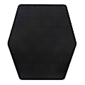 ES Robbins Game Zone PVC Chair Mat, 42” x 46”, Black