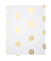 Divoga® Gold Struck 2-Pocket Folder, 8 1/2" x 11", Gold Dot Design 1 thumbnail image