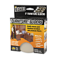 Master Caster Mighty Movers Furniture Sliders, 5" Round, Beige, Pack Of 4 1 thumbnail image