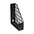 Rubbermaid® Techfile Plastic Magazine File, 11 5/8”H x 3”W x 9 5/8”D , Black