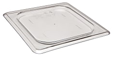 Cambro Camwear 1/6 Flat Food Pan Lids, Clear, Set Of 6 Lids