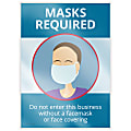 ComplyRight™ Mask Required Window Clings, English, 14" x 10"