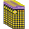 Trend superShapes Stickers, Emoji Cheer, 336 Stickers Per Pack, Set Of 6 Packs