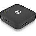HP Chromebox Desktop Computer - Celeron 2955U - 4 GB RAM - 16 GB SSD - Mini PC - Black - Chrome OS - Intel HD Graphics - Gigabit Ethernet - Wireless LAN - Bluetooth 1 thumbnail image