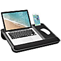 LapGear® Home Office Pro Lap Desk, 21.1” x 14” x 2.6”, Gray Woodgrain 1 thumbnail image