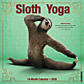 2026 Willow Creek Press Animals Monthly Wall Calendar, 12" x 12", Sloth Yoga, January To December, 52839 1 thumbnail image
