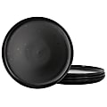 Our Table Landon 4-Piece Round Stoneware Salad Plate Set, 8-7/16”, Pepper Black 1 thumbnail image