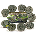 Yellow Door Let's Investigate Woodland Footprints, Pack Of 8 Stones