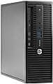 HP ProDesk 400G3 Refurbished Desktop PC, Intel® Core™ i5, 16GB Memory, 256GB Solid State Drive, Windows® 10, RF610575