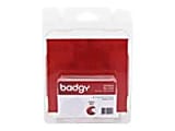 Badgy - Polyvinyl chloride (PVC) - 20 mil - white - 100 card(s) cards - for Badgy 100, 200, 1st Generation 1 thumbnail image