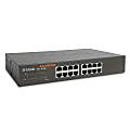 D-Link® DGS-1016D 16-Port 10/100/1000 Rackmount/Desktop Switch