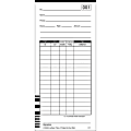 Lathem Time Cards, Numbered 1-100, 2-Sided, 3 3/8" x 7 1/4", Pack Of 100 1 thumbnail image