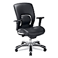 Realspace® PRO 10000 Series Mid-Back Multifunction Fabric Chair, 46 1/16"H x 27 1/5"W x 27 15/16"D, Black Frame, Black Fabric 1 thumbnail image