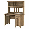 Bush Furniture Salinas 48"W Computer Desk With Hutch, Reclaimed Pine, Standard Delivery 1 thumbnail image
