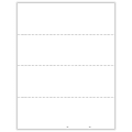 ComplyRight™ W-2 Tax Forms, Blank Face With Backer Instructions, 4-Up (Horizontal Format), Laser, 8-1/2" x 11", Pack Of 50 Forms